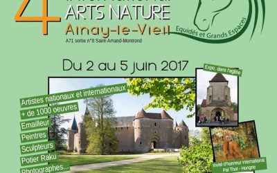Participation au festival international d&rsquo;arts nature d&rsquo;Ainay-le-Vieil