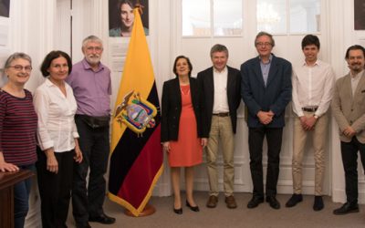 Visite à l’ambassade d’Equateur à Paris le 18 avril 2018